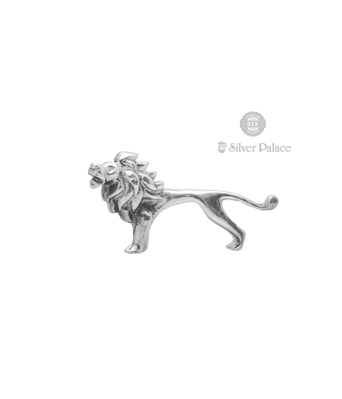 92.5 OXIDIZED SILVER AVIDA COLLECTION LION IDOL FOR KIDS GIFT