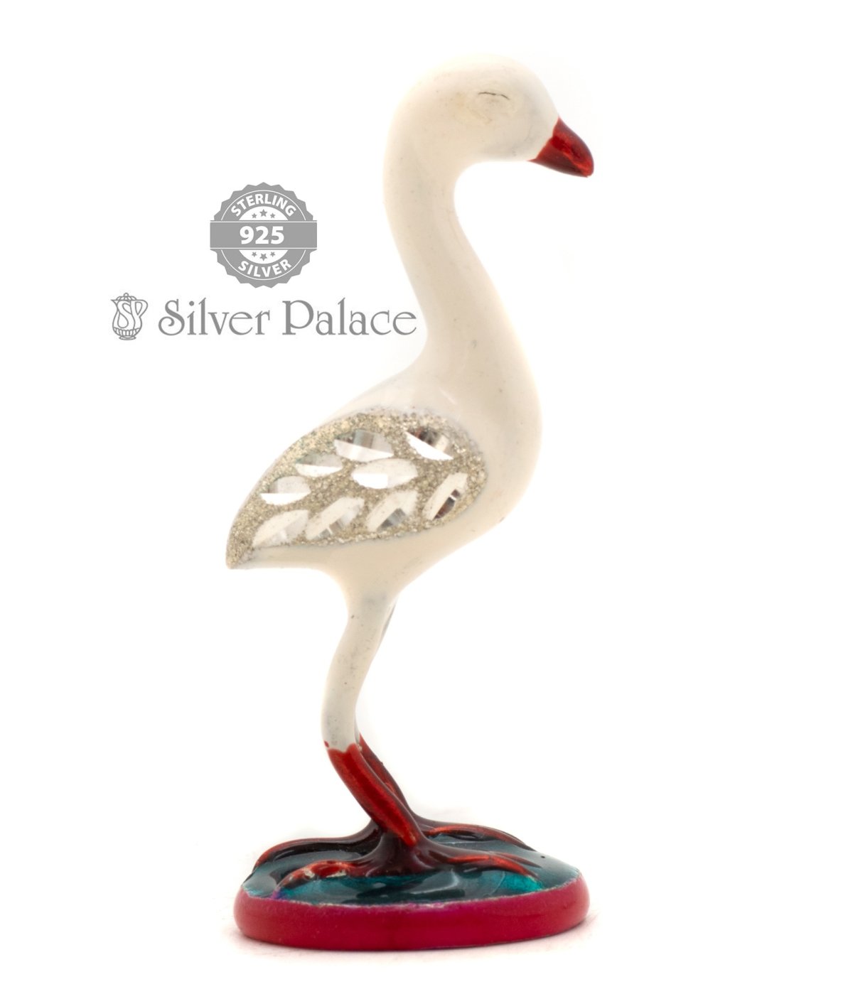925 STERLING SILVER WHOOPING CRANE 