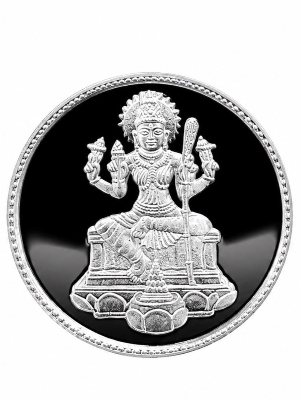 999 PURE SILVER KAMAKSHI COIN 5 GM 