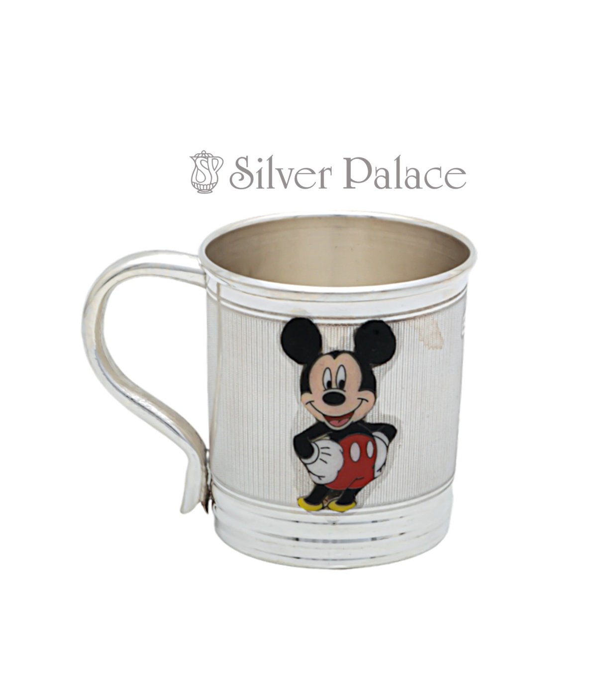 925 PURE SILVER  MICKEY MOUSE CUP FOR KIDS