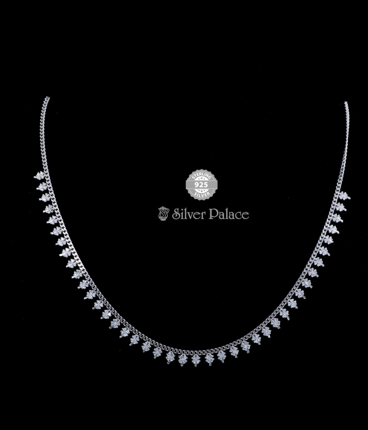 92.5 STERLING SILVER Indian Traditional Ethnic Fancy CHAIN FOR GIRLS AND WOMEN 
