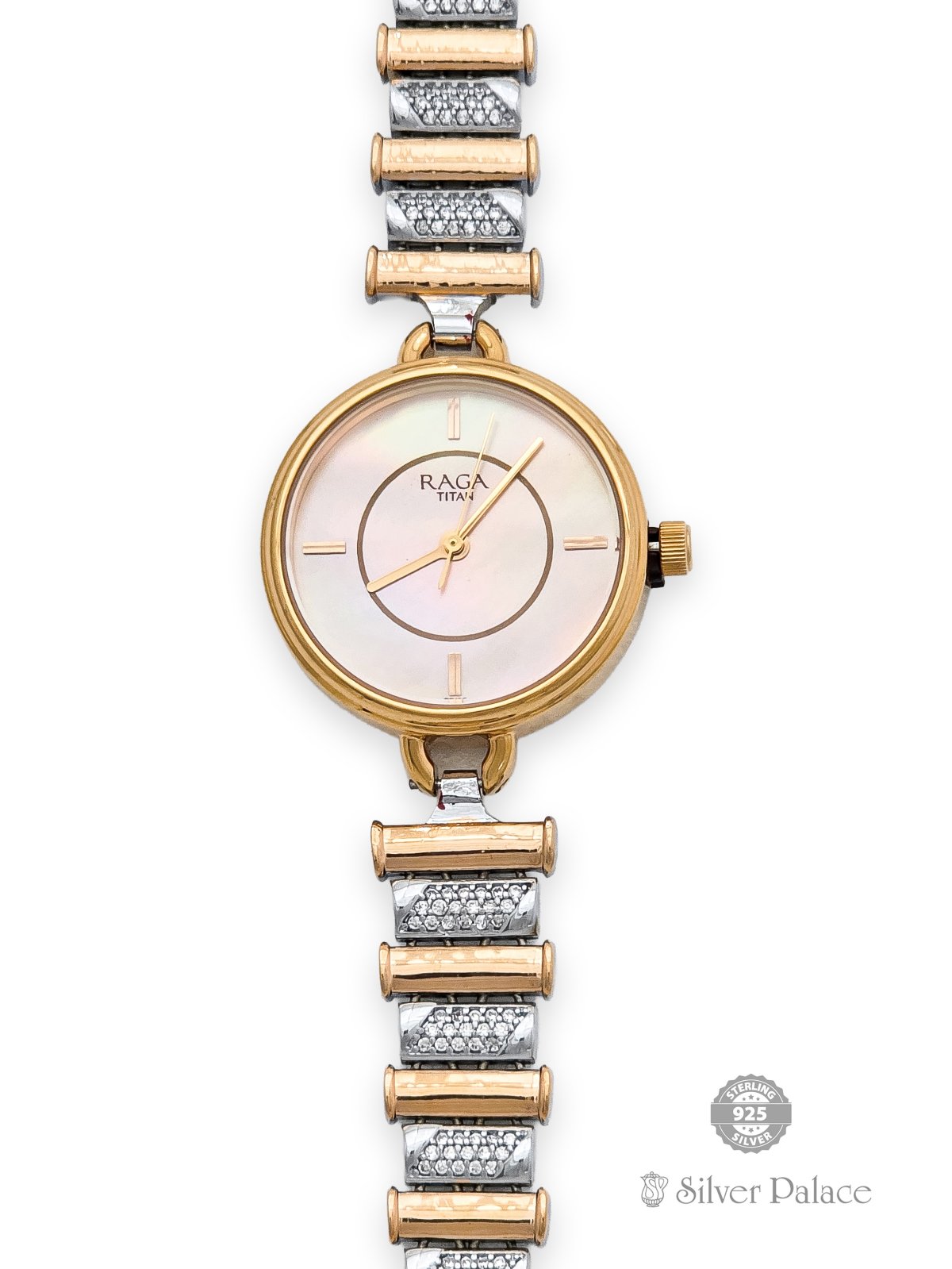 925 STERLING SILVER 2-TONE WATCH FOR YOUR LOVED ONE