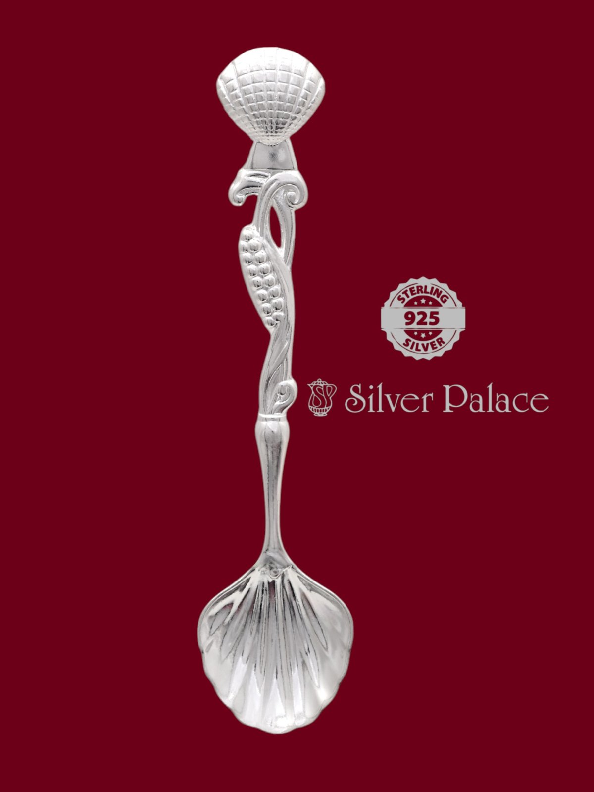 925 SILVER STYLISH CORN DESIGN SPOON FOR YOUR BABY