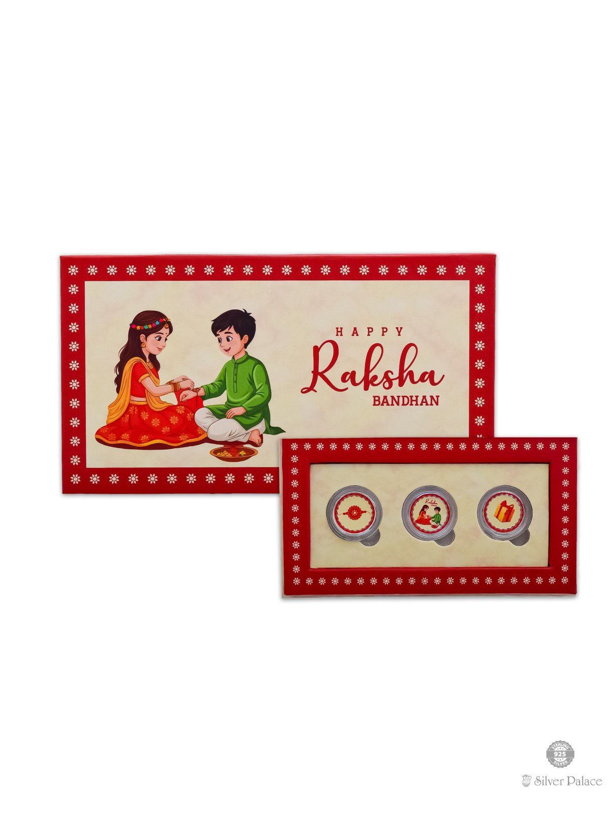999 PURE SILVER RAKSHA BANDHAN GIFT COINS 