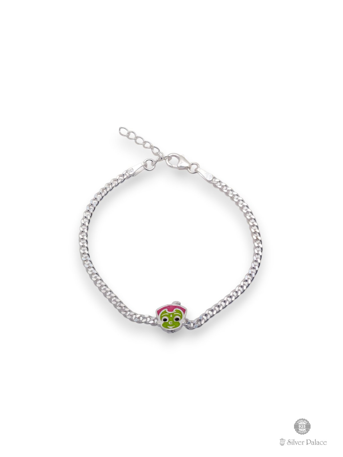 925 STERLING SILVER CHOTTA BHEEM DESIGN RAKHI BRACELET ARJITA COLLECTION 