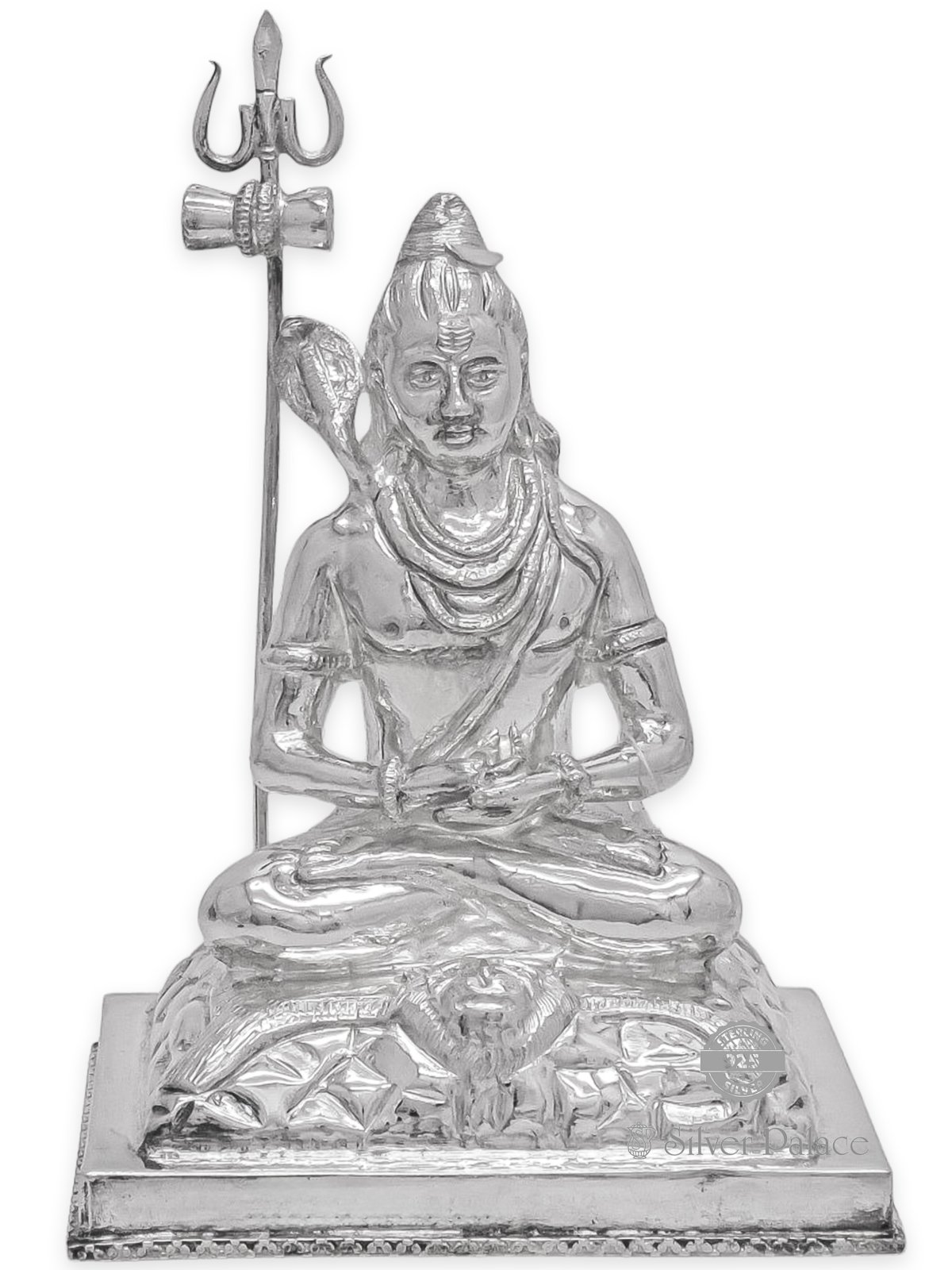 925 PURE SILVER LORD SIVA IDOL FOR POOJA