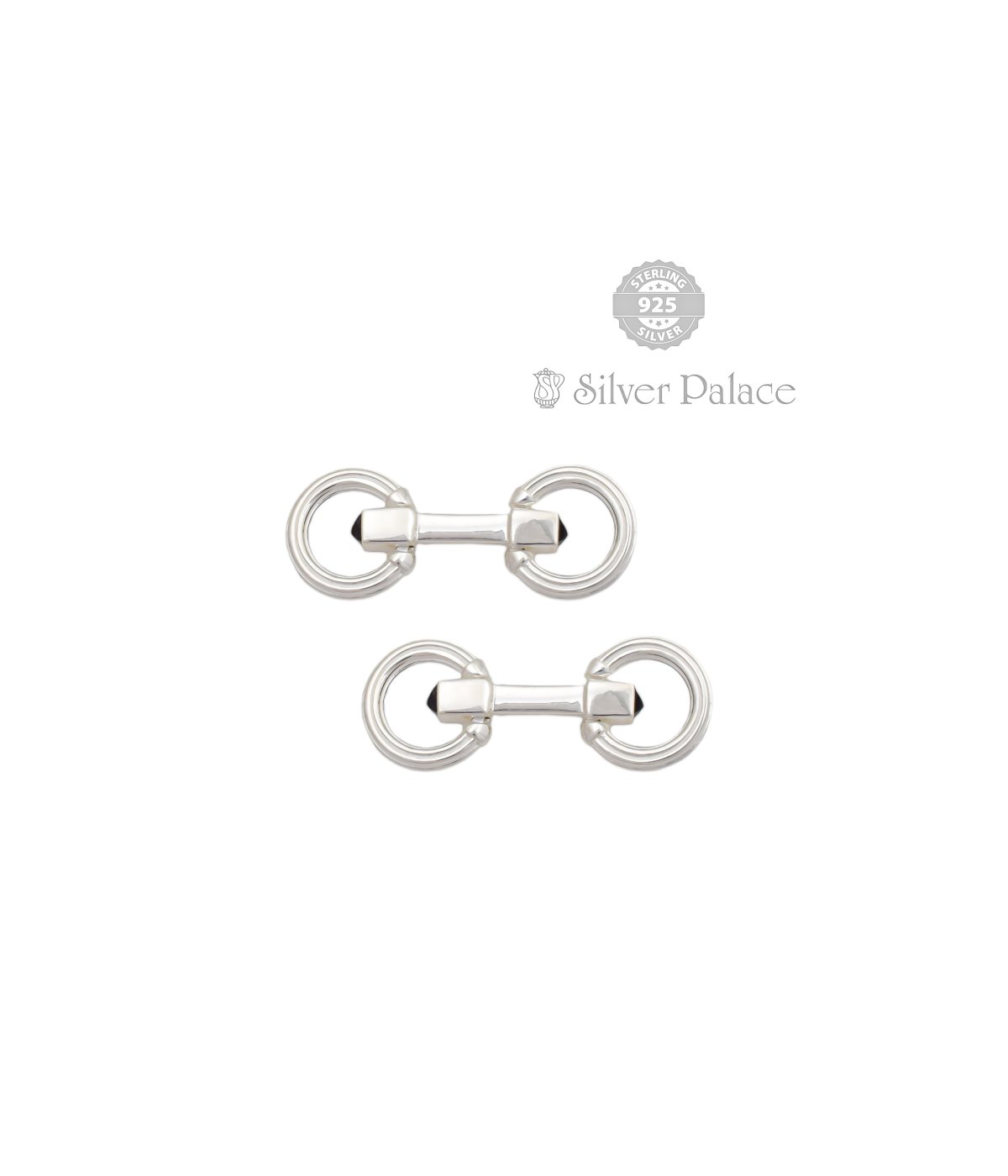 925 STERLING SILVER FANCY CUFFLINK FOR MEN VEER COLLECTION