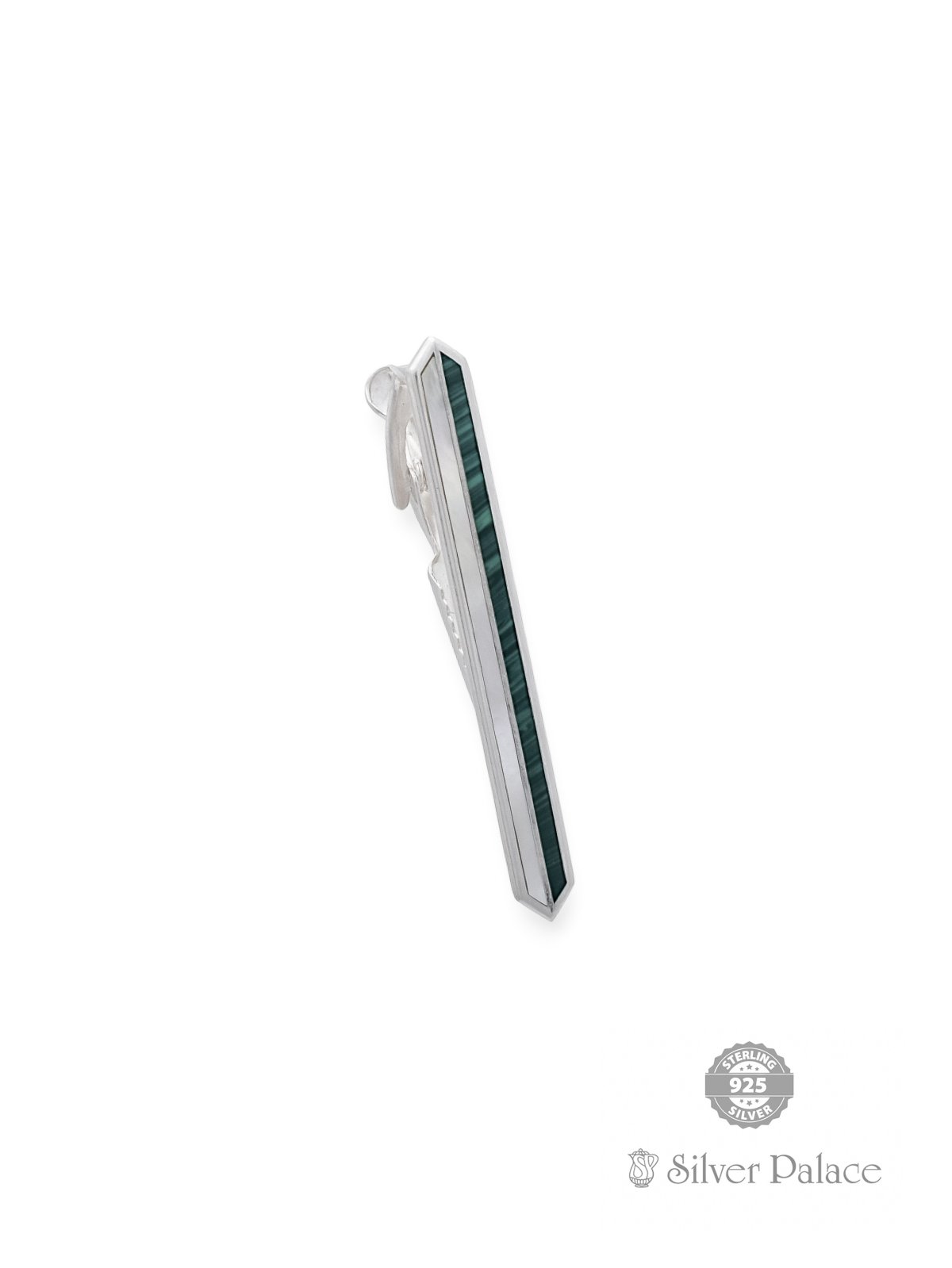 925 STERLING SILVER TIE PIN WITH ENAMEL DESIGN