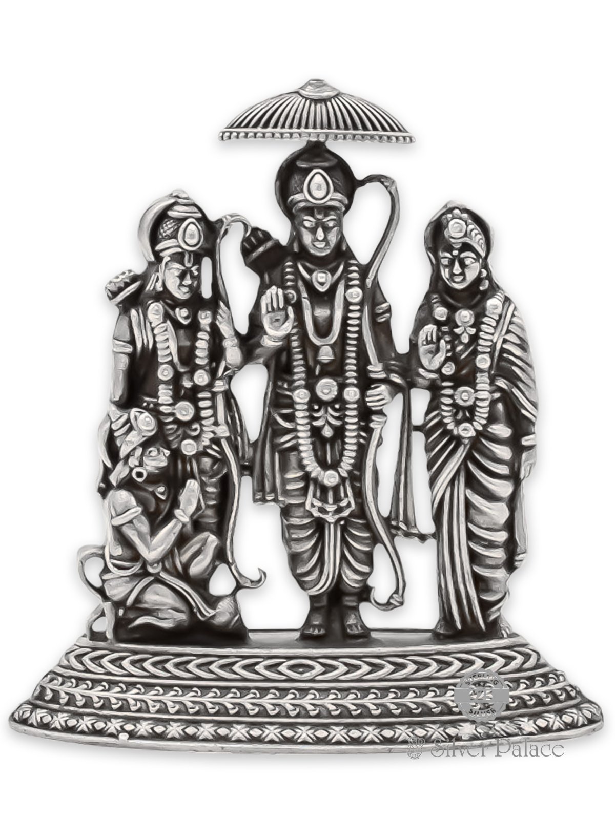 92.5 OXIDISED SILVER RAM DARBAR / RAMAR PATTABHISHEKAM IDOLS