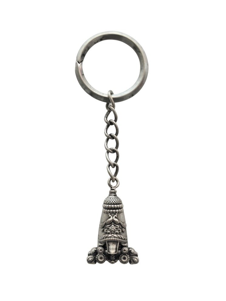 925 ANTIC SILVER  BALAJI KEYCHAIN
