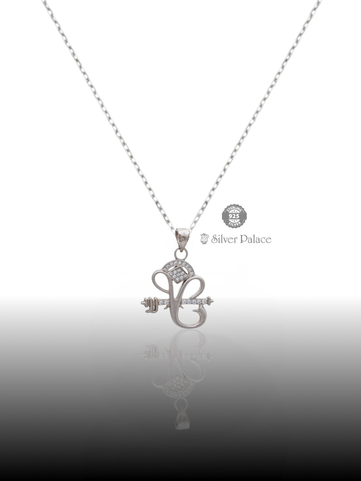 Unisilver Necklace With Letter Pendant Landon Letter Pendant