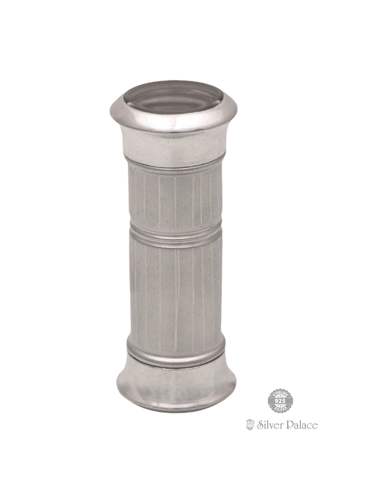 925 PURE SILVER double side open box for mouth freshner 