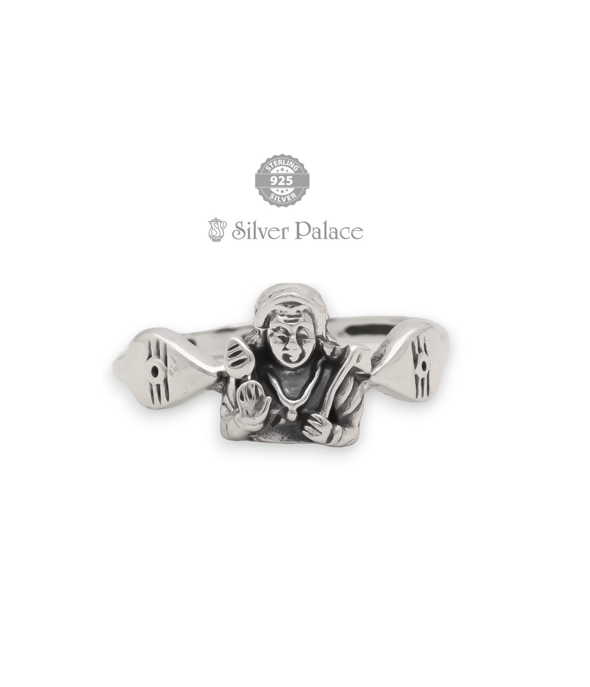 925 Silver Divine Collections  Murugan Rings For Boys