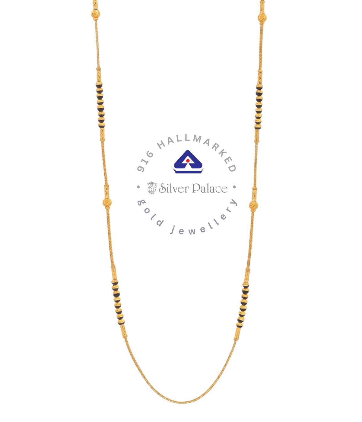 916 Pure Gold Kanche Chain  Length 26