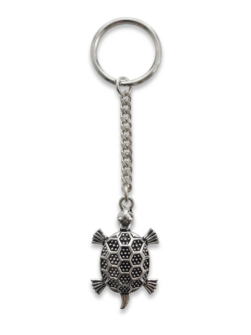 925 SILVER DIVINE TORTOISE KEYCHAIN