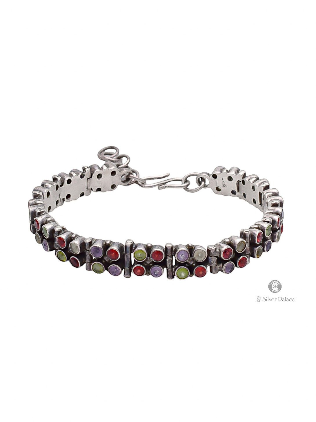 925 SILVER MULTI COLOR BRACELET FOR LADIES NEETH COLLECTION 