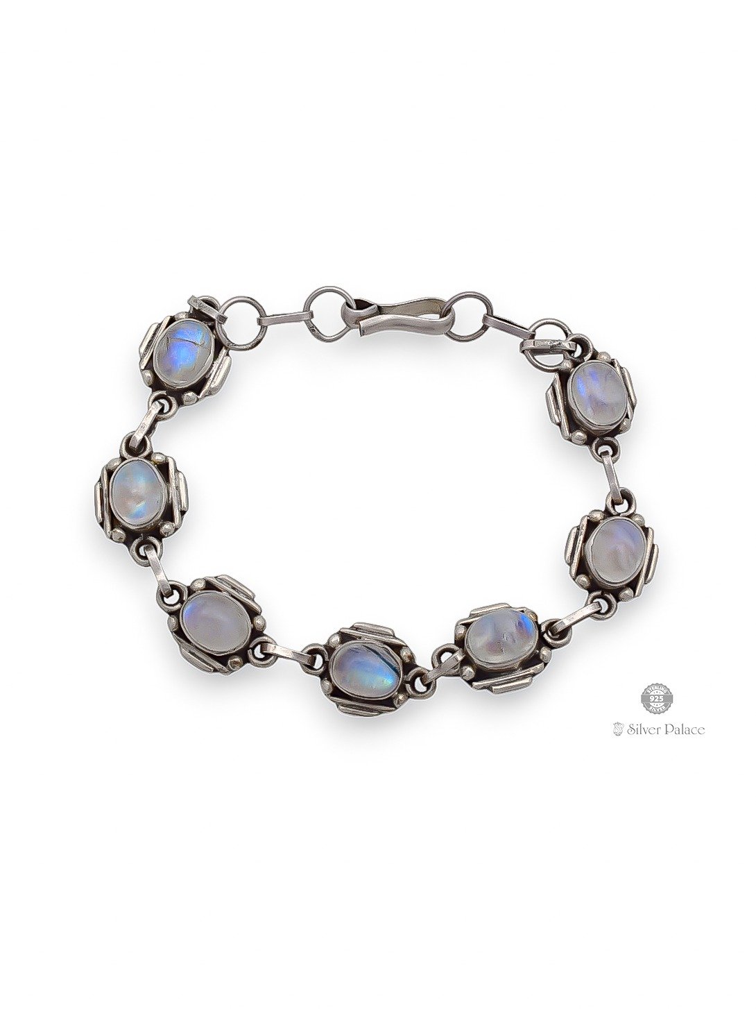925 SILVER WHITE CUT STONE BRACELET FOR LADIES NEETH COLLECTION 