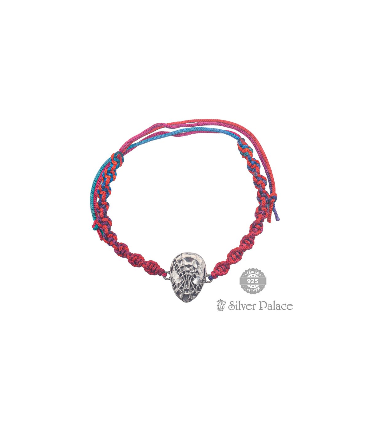 92.5 PURE SILVER SPIDER MAN RAKHI FOR BROTHER & SISTER