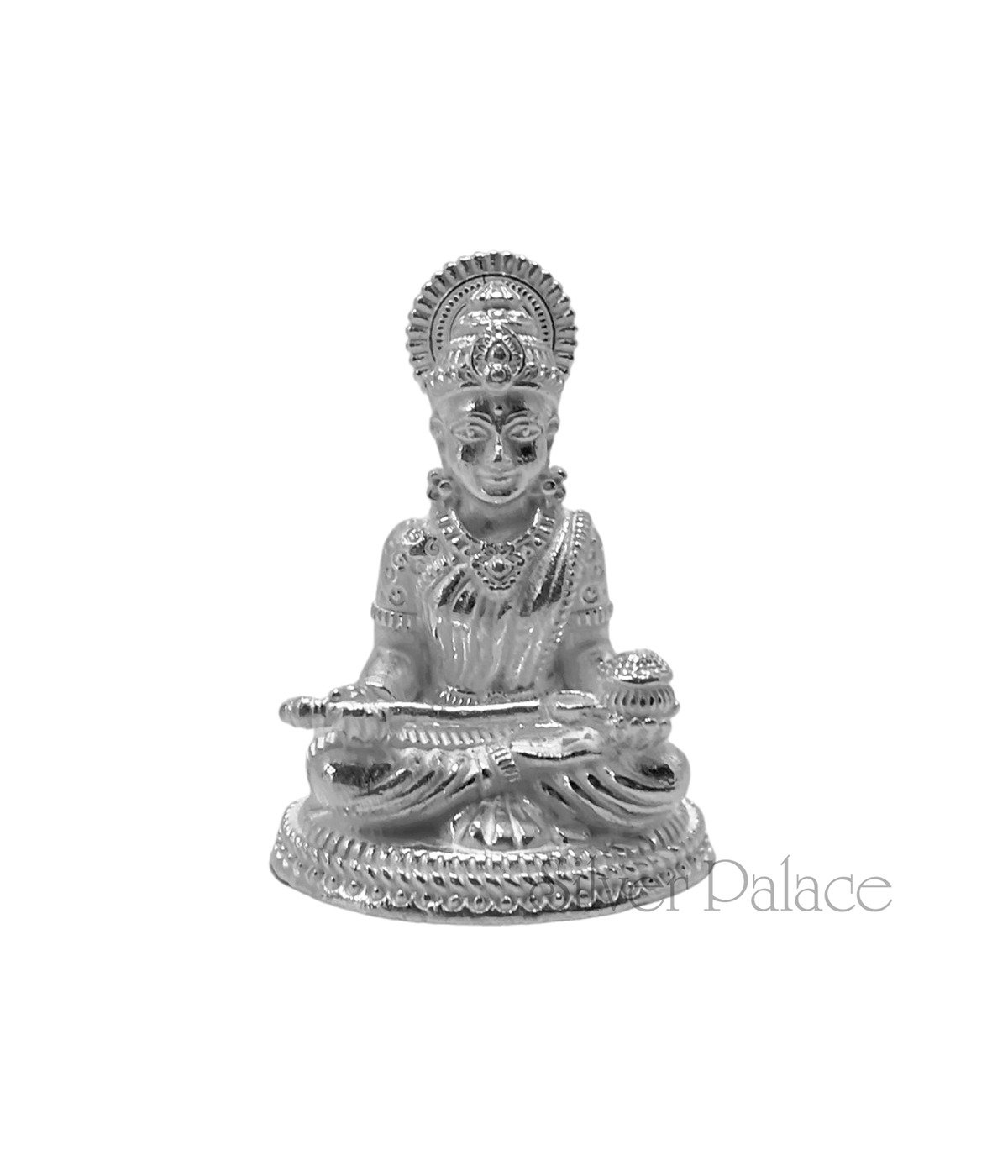 PURE SILVER ANNAPURNA IDOL FOR POOJA TEMPLE AND HOME DECOR