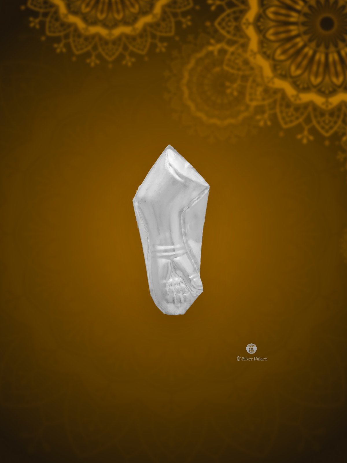 925 SILVER HUMAN HAND SILVER SHEET FOR TEMPLE RITUALS SHRI COLLECTION 
