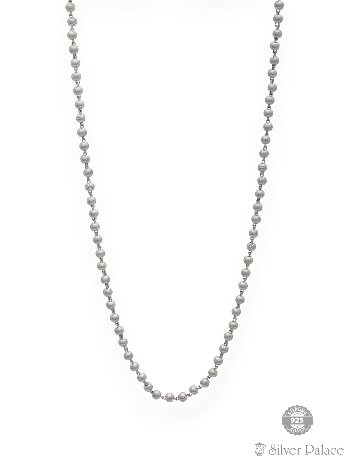 925 STERLING SILVER BALL MAALA FOR DAILY USE