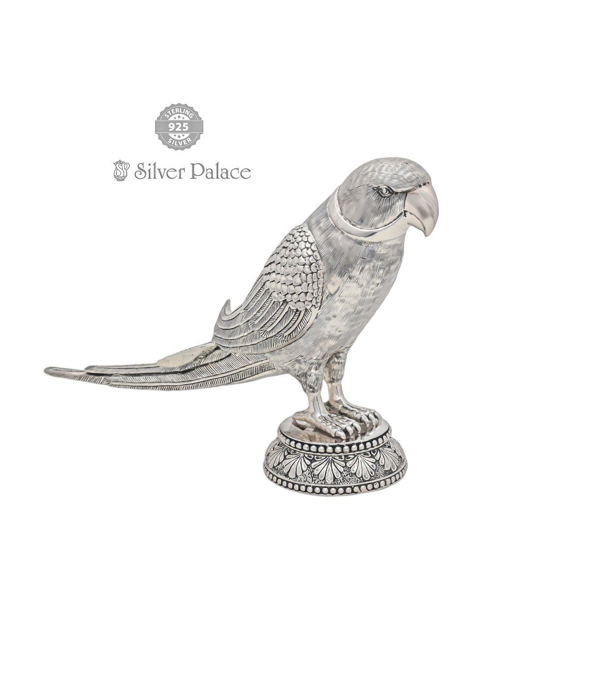 925 SILVER PARROT IDOL FOR HOME