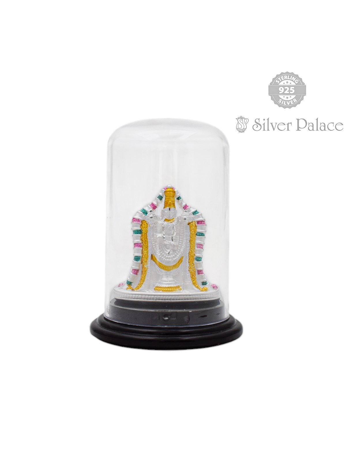 999 PURE SILVER TIRUPATI BALAJI IDOL FOR CAR EJI COLLECTION
