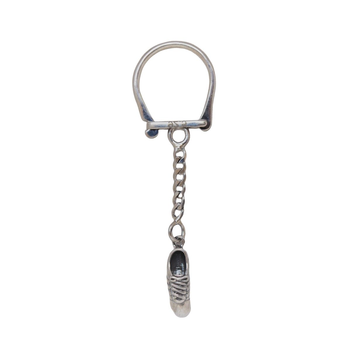 92.5 PURE FOOTBALL BOOT KEYCHAIN IN SILVER