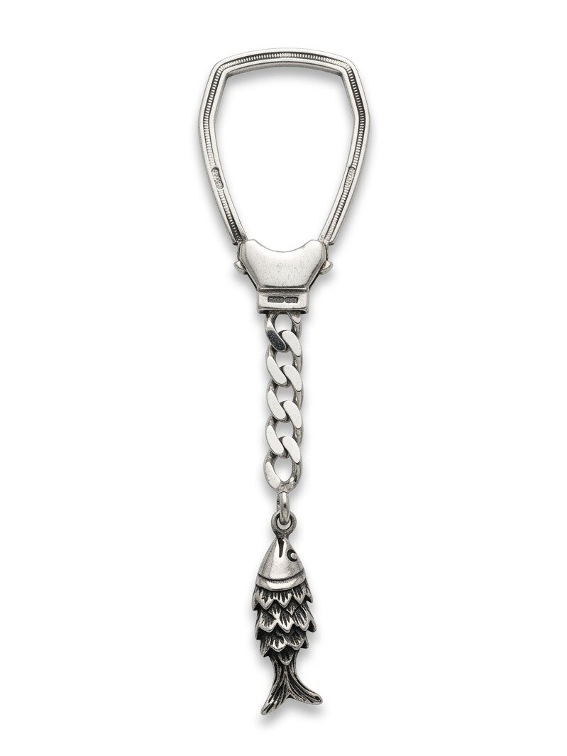 925 SILVER FISH KEY CHAIN