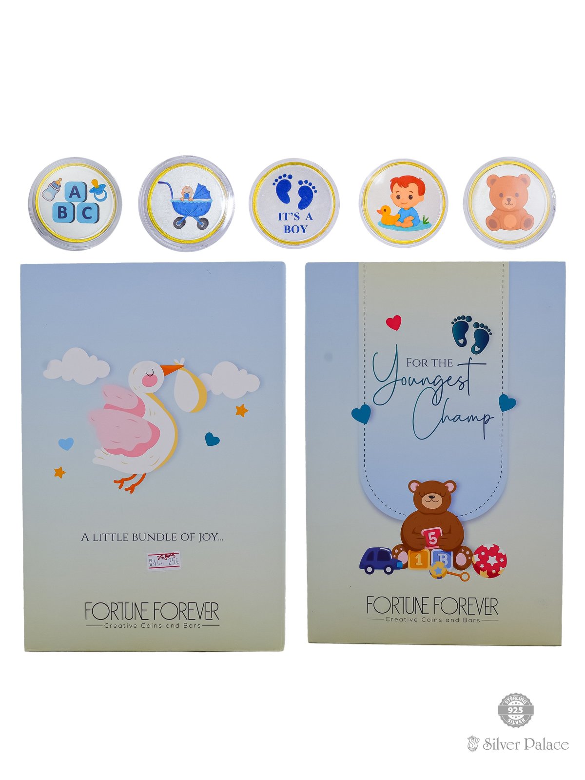 999 pure silver gift coin box for first birthday of your baby