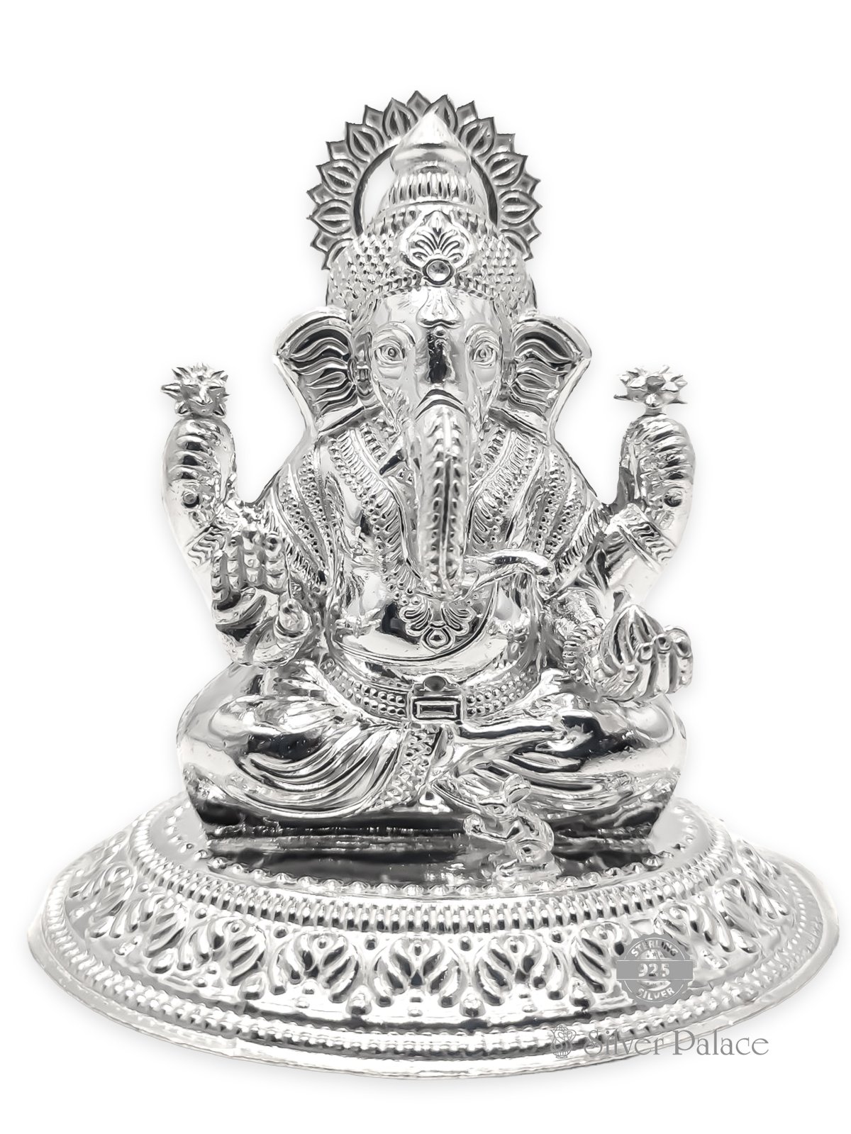 925 PURE SILVER KARPAGA VINAYAGAR IDOL 