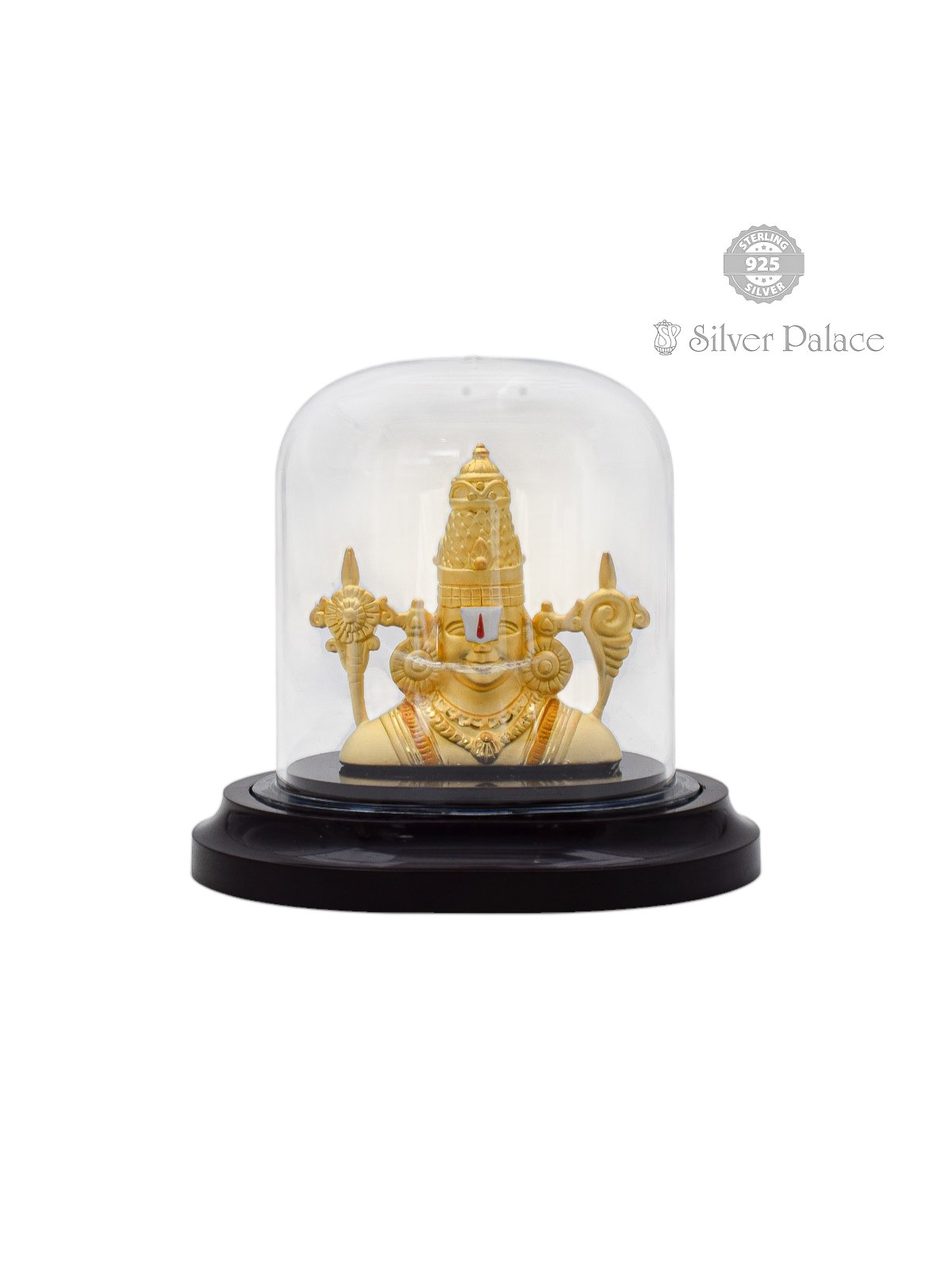GOLD POLISH VENKATESWARA GOD IDOL FOR GIFT EJI COLLECTION
