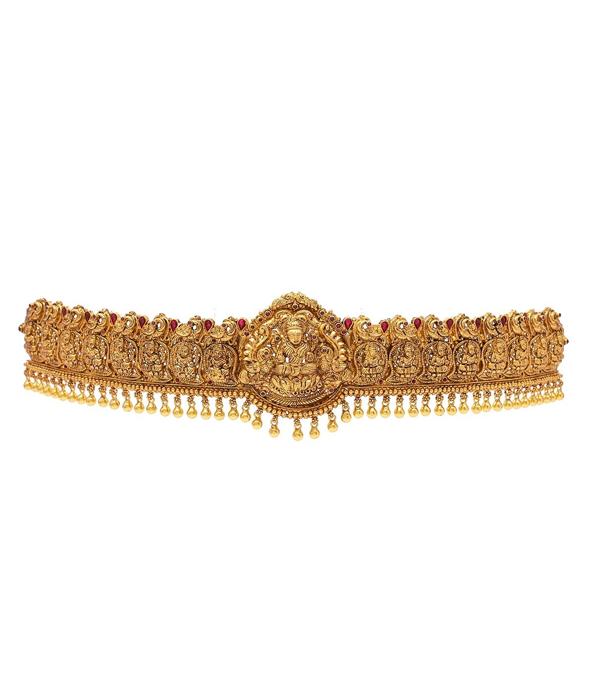 GOLD PLATED DIVINE GODDESS TRADITIONAL WAISTCHAIN FOR WEDDING