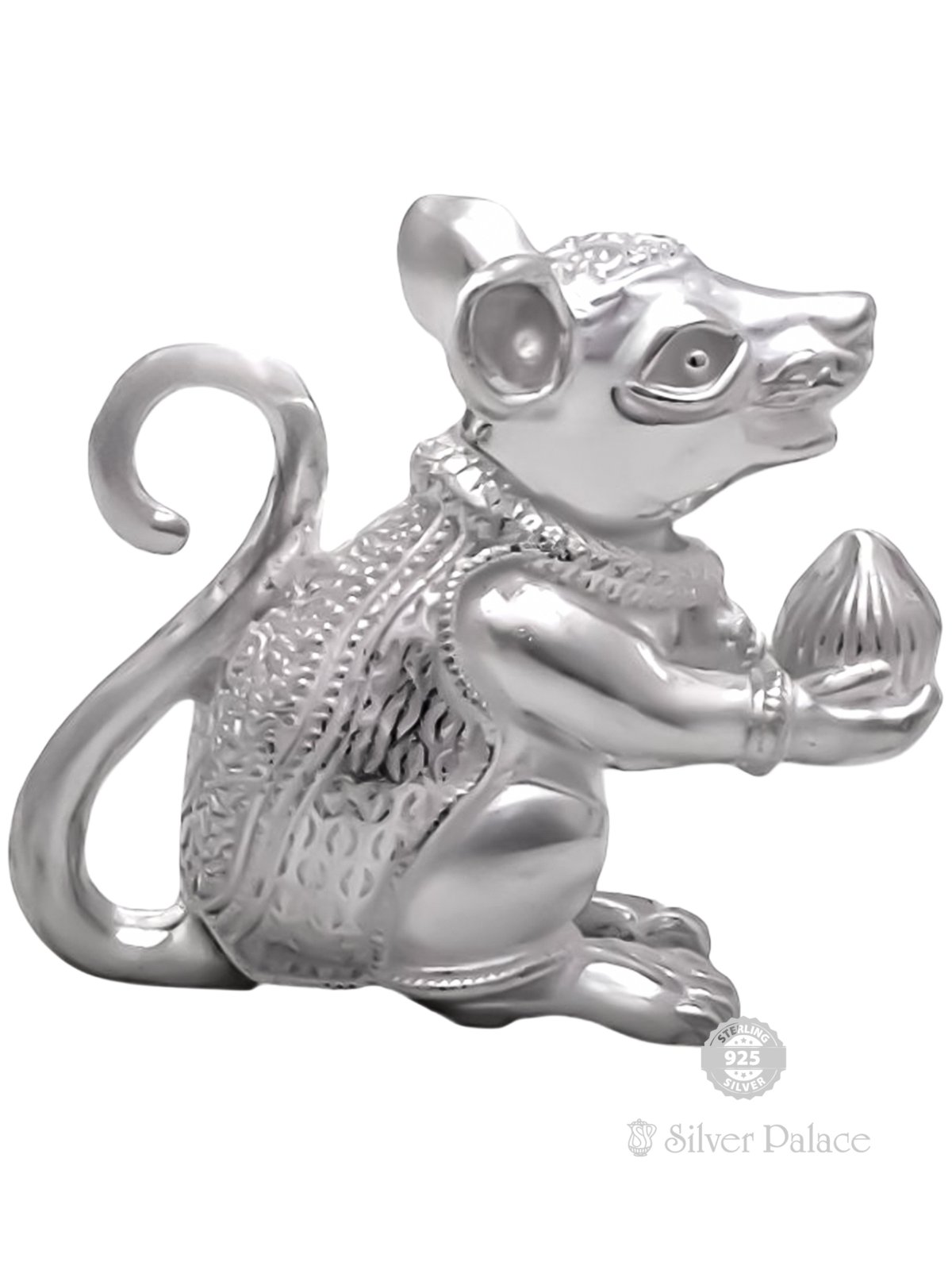 925 STERLING SILVER MOUSE IDOL FOR POOJA USE