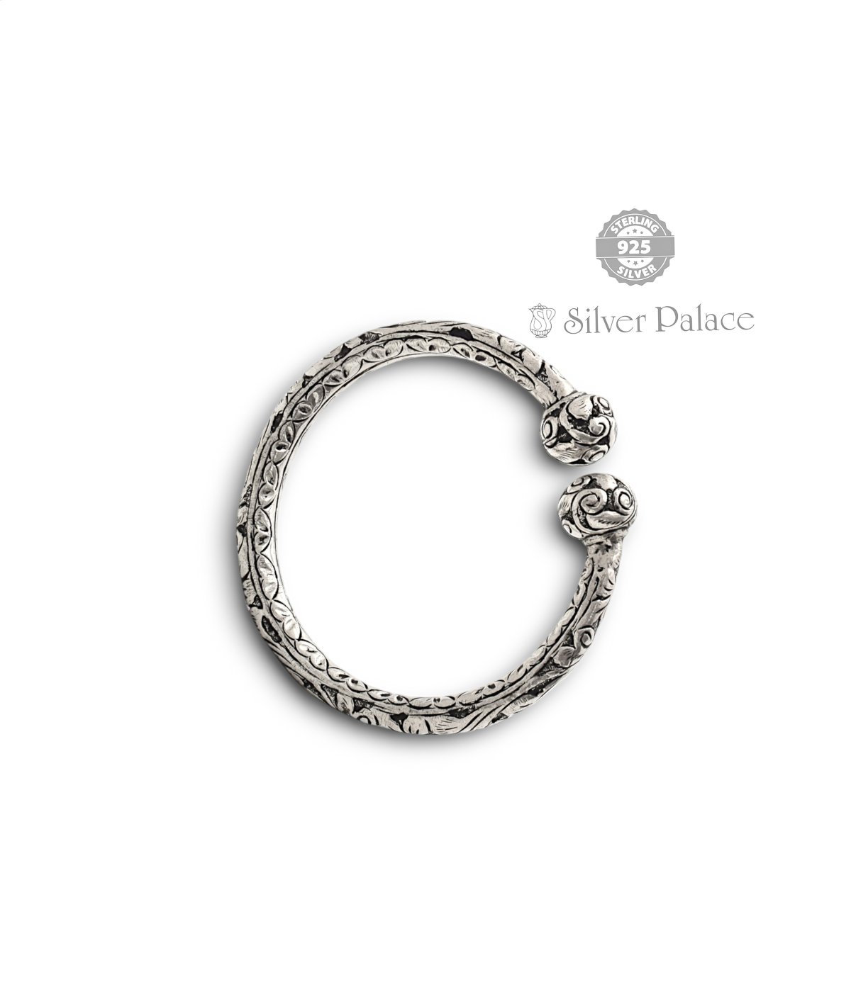 925 OXIDIZED SILVER MAAN COLLECTION ANTIC FINISH KADA UNISEX