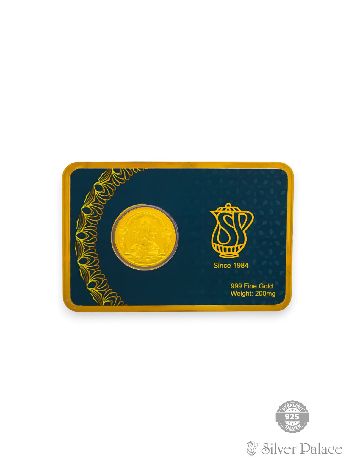 999 PURE GOLD GANESH GIFT COIN FOR AUSPICIOUS CEREMONIES AU COLLECTION