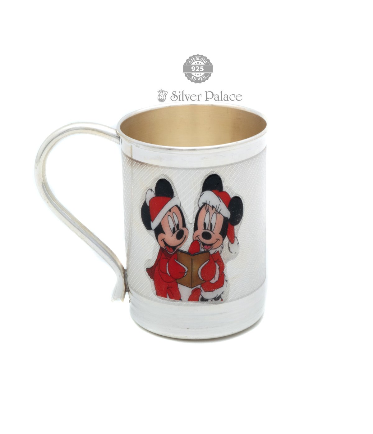 925 PURE SILVER  MICKEY MOUSE CUP FOR KIDS                 