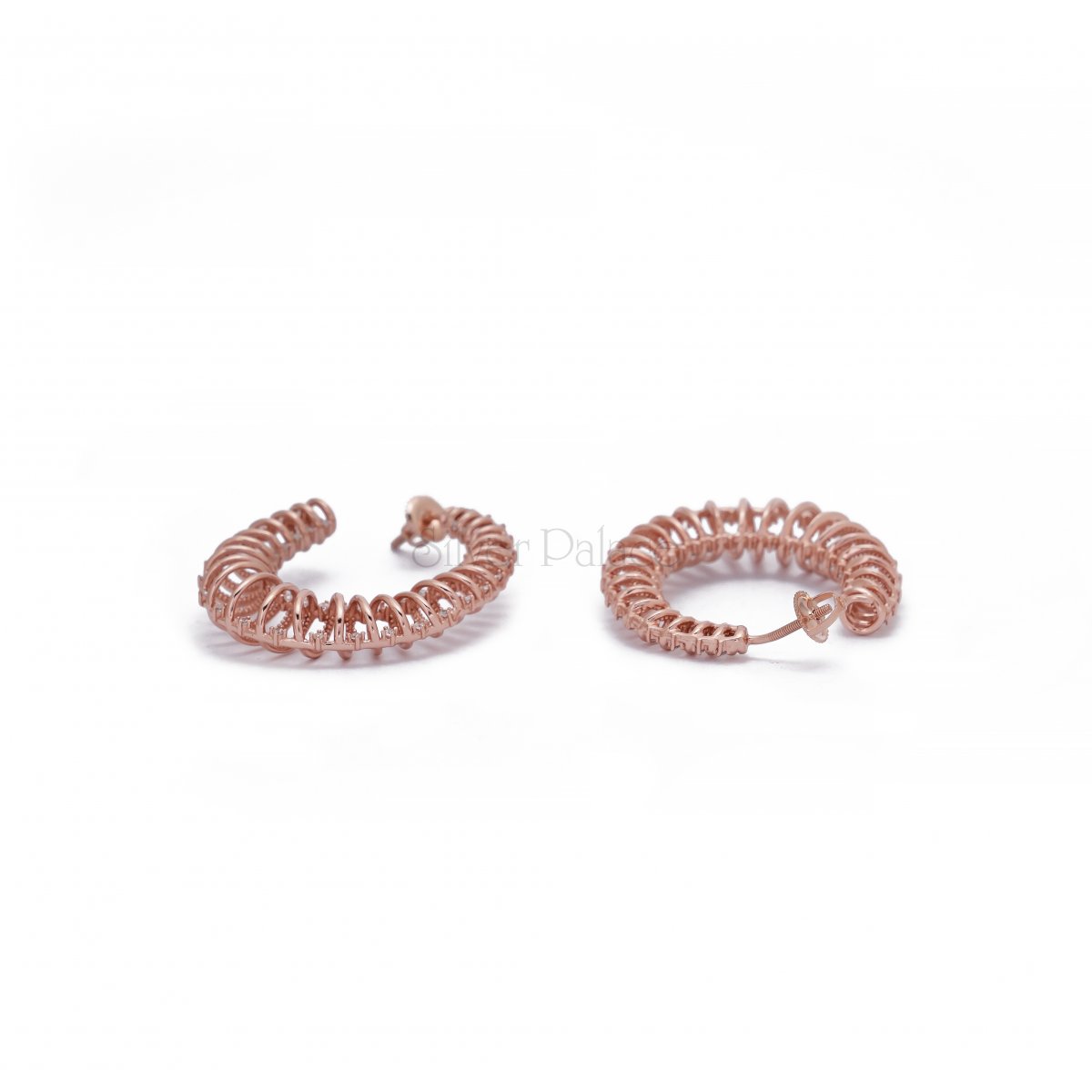 ROSE GOLD HOOPS FOR DAILY WEAR