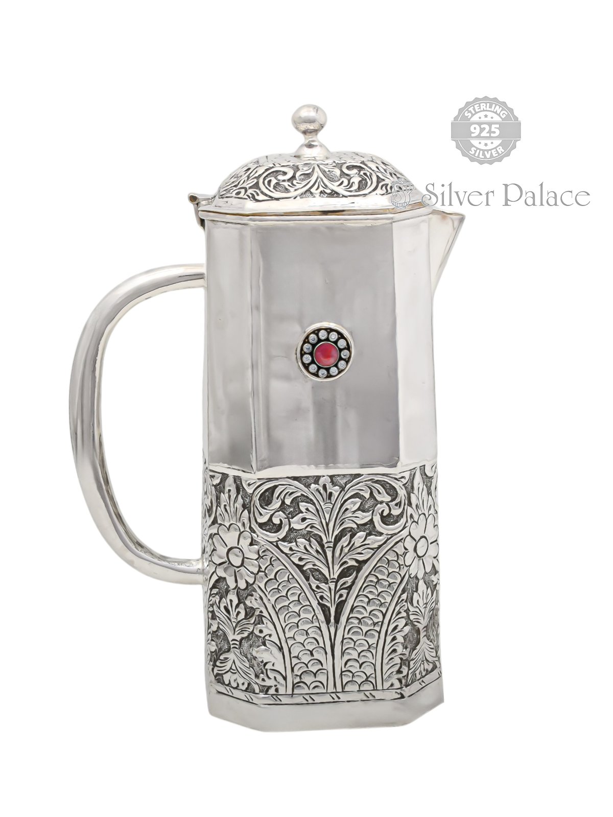 925 Oxidised Silver Handcrafted Decorative Arabic Inspired Jug