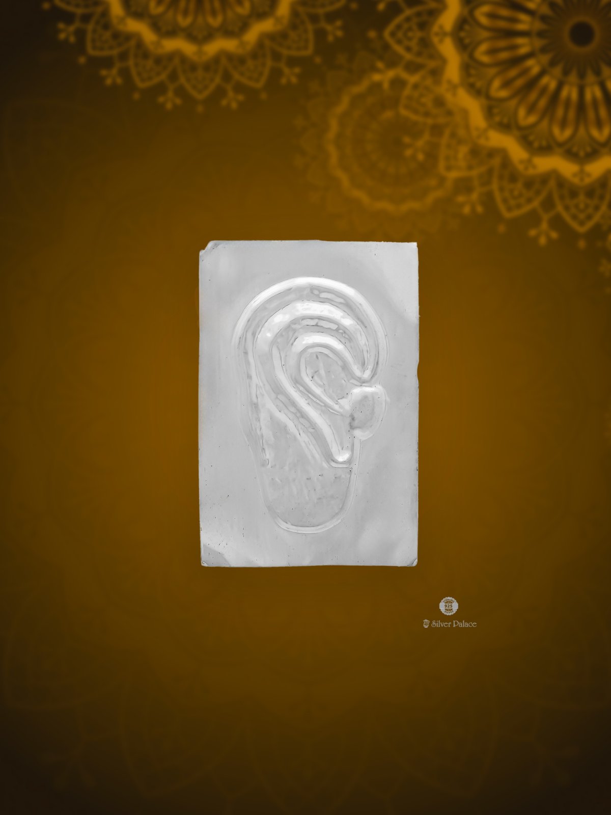 925 SILVER HUMAN EAR SILVER SHEET FOR POOJA USE SHRI COLLECTION 