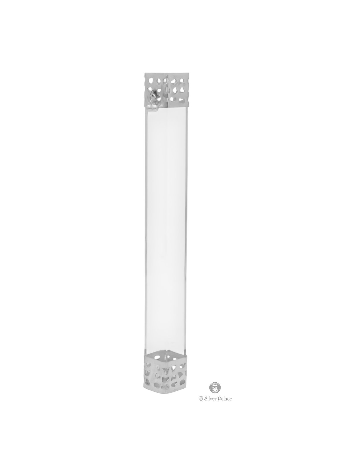 925 Silver With Glass Agarbathi  Holder For Pooja purpose 
