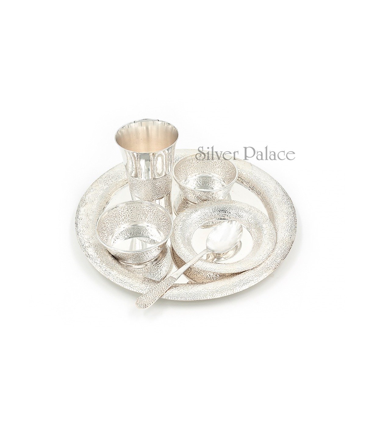 92.5 PURE SILVER MEAL PLATE SET 