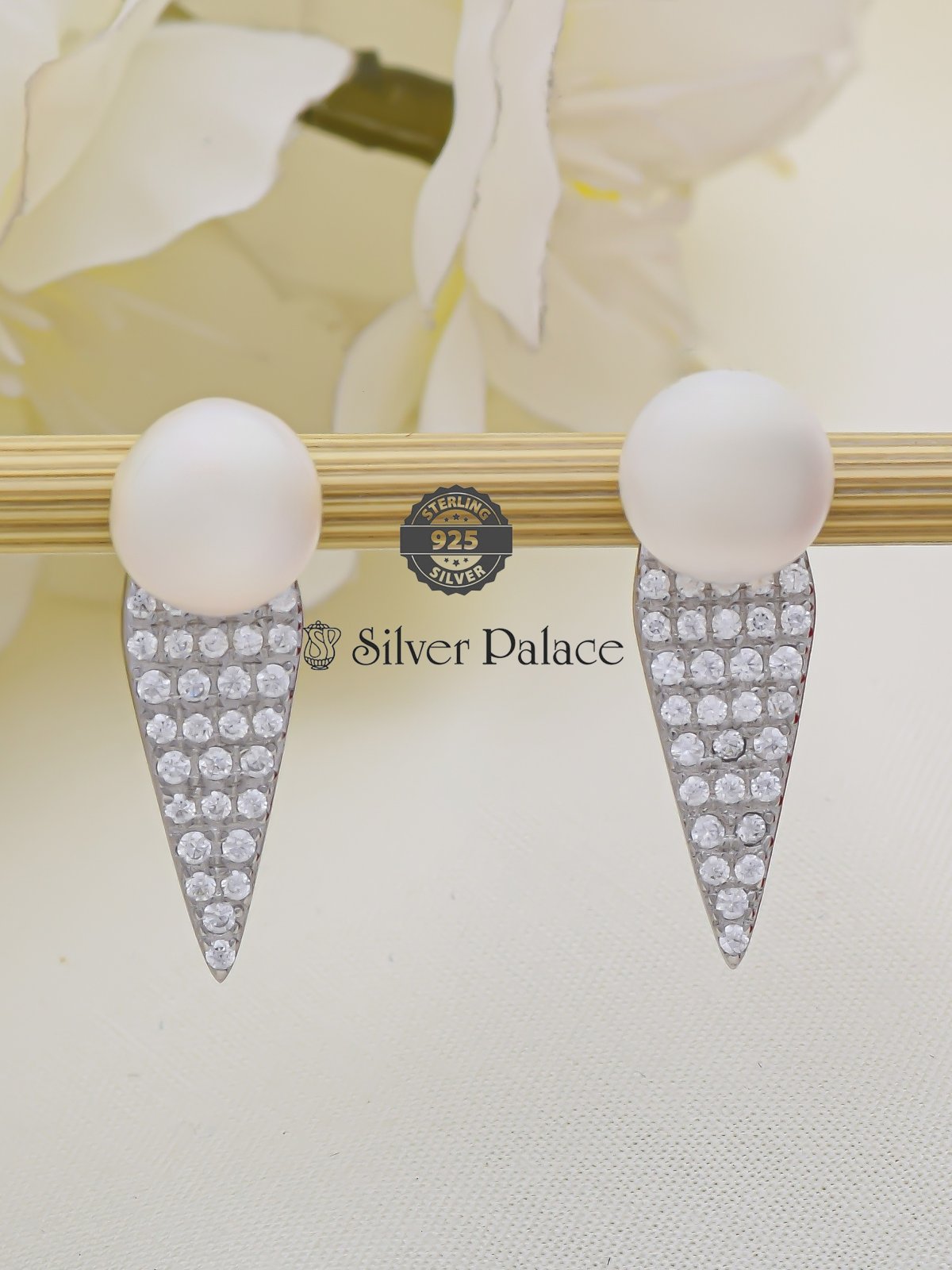 925 STERLING SILVER  PUYA COLLECTION CZ STUDS FOR GIRLS