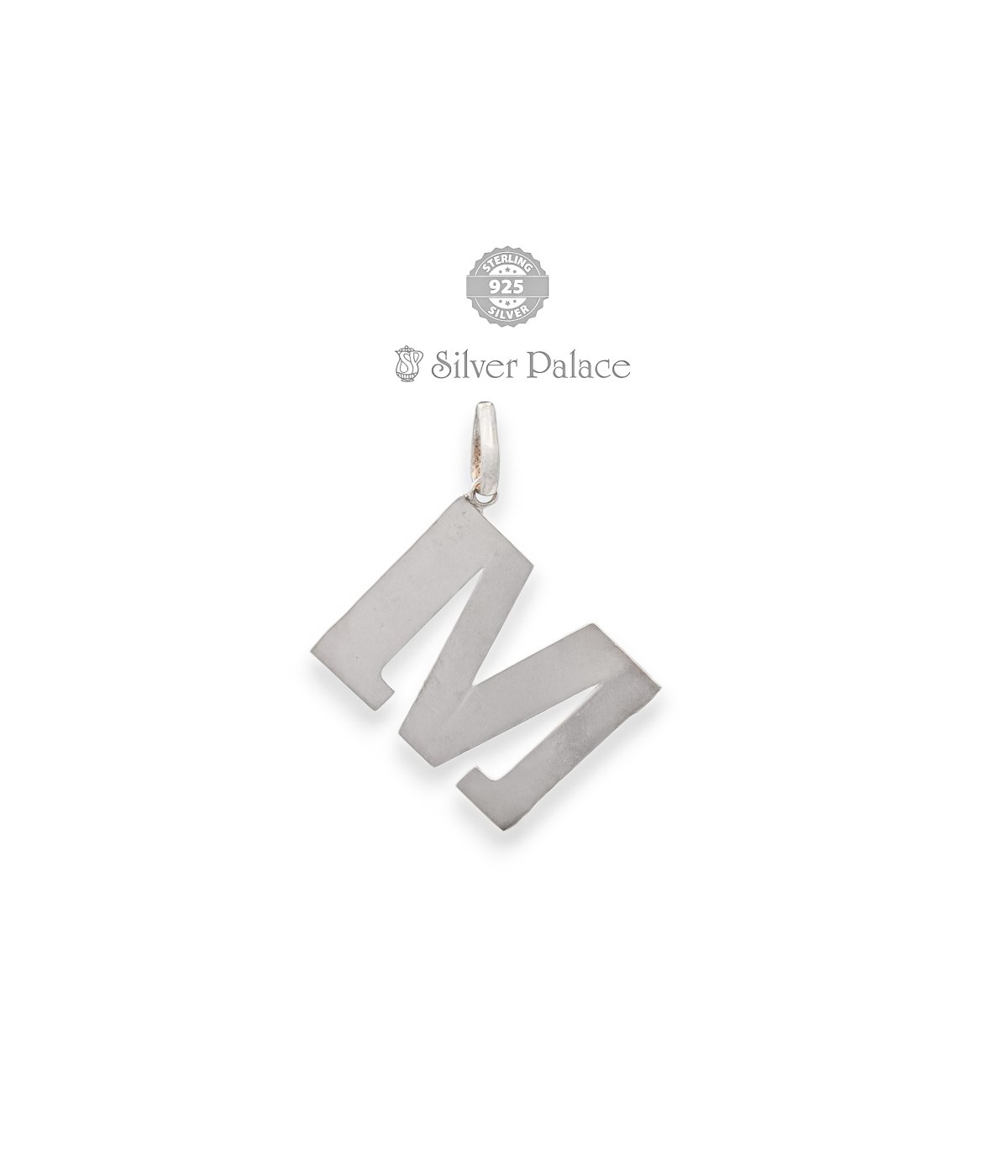92.5 STERLING SILVER NAME INITIAL PENDANT FOR UNISEX VI-KO COLLECTION