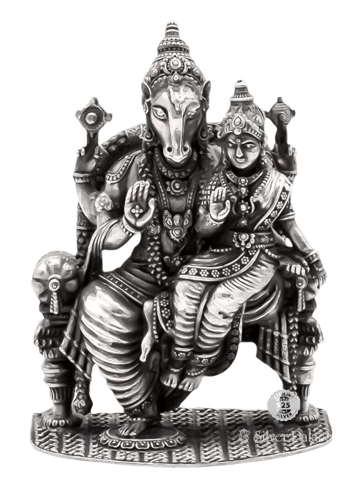 925 SILVER SRI LAKSHMI HAYAGREEVA IDOL 3D