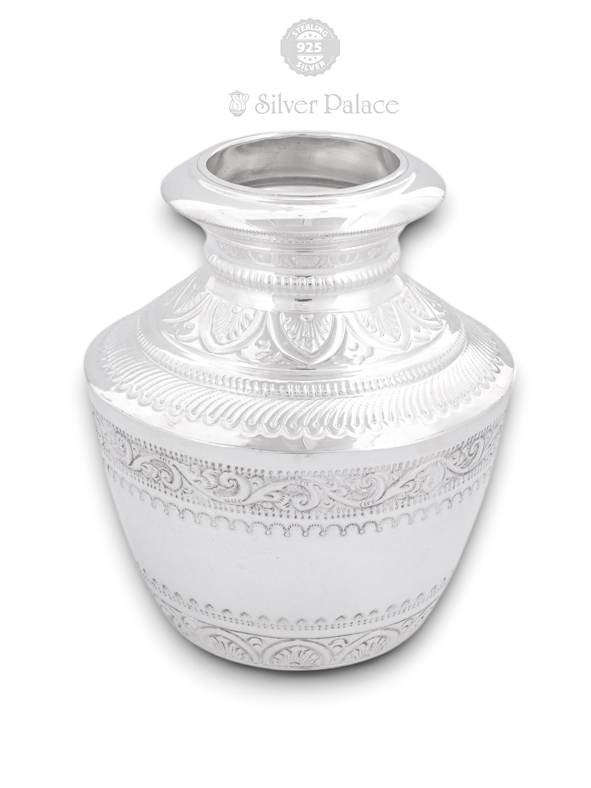 925 PURE SILVER HAND CRAFTED NAGAS SILVER POOJA KALASH