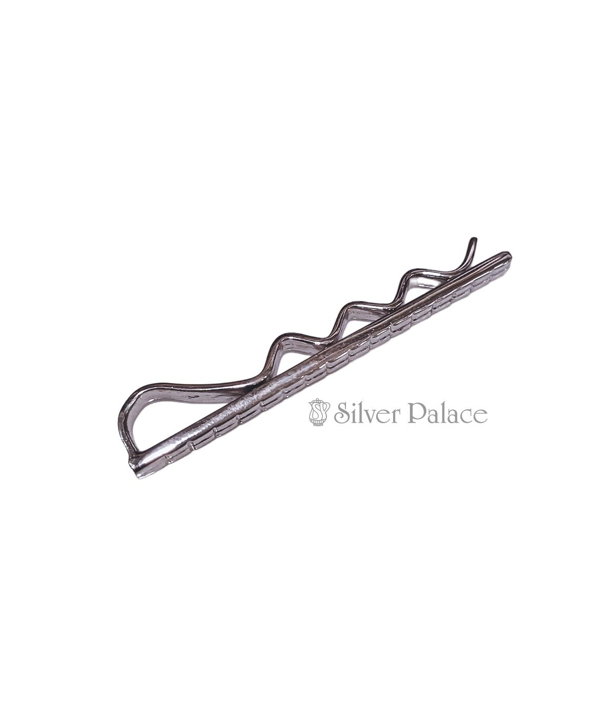 STERLING SILVER BASIC TIE PIN IN SILVER