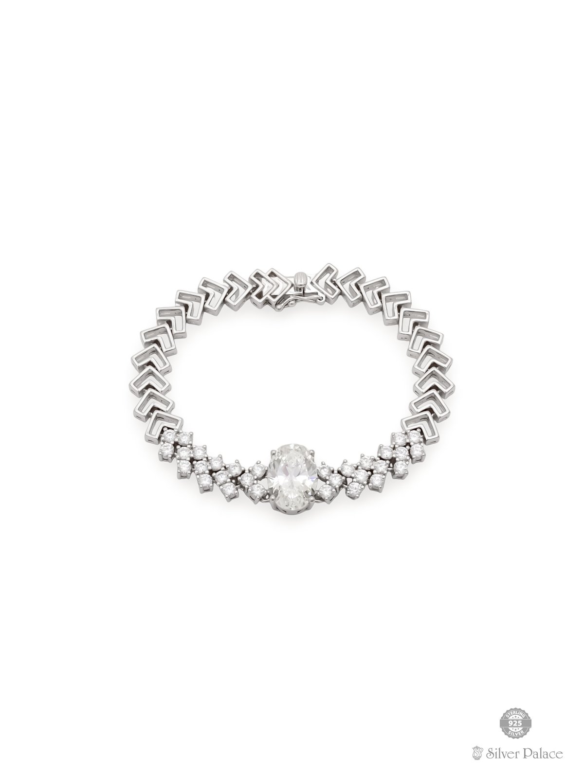 925 STERLING SILVER CZ STONE BRACELET FOR YOUR LOVE ONE PUYA COLLECTION 