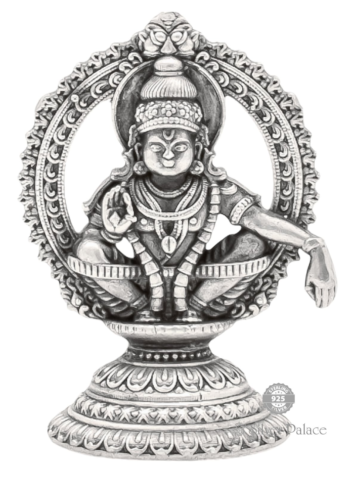 925 OXIDISED SILVER SWAMI AYYAPPAN IDOL