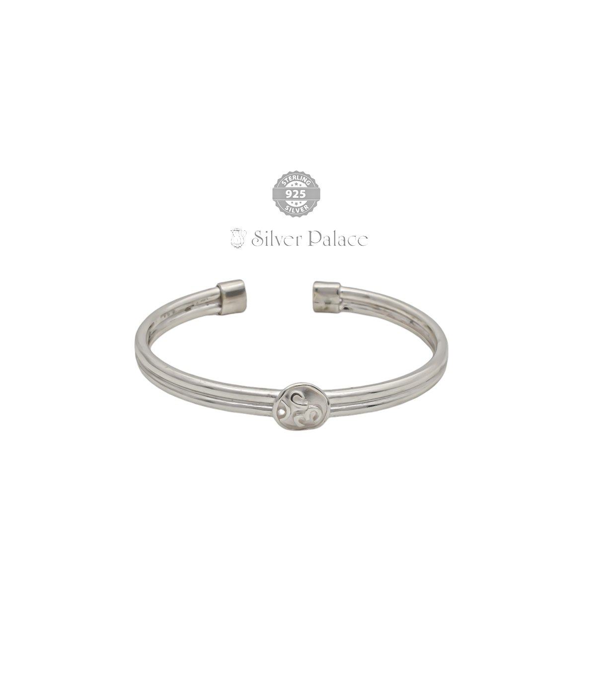 925 STERLING SILVER MAUVE HAVA COLLECTION OHM DESIGN KADA FOR MEN